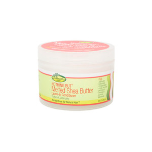 NOTHING BUT Melted Shea Butter Leave-In Conditioner - Sulfate-Free Hair Cream Softens, Detangles and Seals In Moisture for All Types of Healthy, Curl