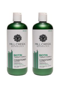 Mill Creek Biotin Conditioner, Natural and Organic, 14 fl. oz. (Pack of 2)