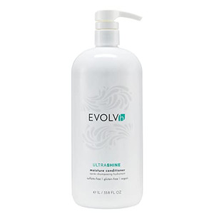 EVOLVh - Natural UltraShine Moisture Conditioner | Vegan, Non-Toxic, Clean Hair Care (33.8 fl oz | 1 L)