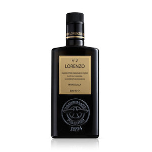 Barbera Lorenzo #3 Organic Extra Virgin Olive Oil PDO Val di Mazara, Fruity, Cold Extracted Authentic Sicilian Olive Oil, Fresh Harvest Imported Oliv