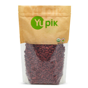 Yupik Organic Dark Red Kidney Beans, 2.2 lb (35.3 oz), Non-GMO, Vegan & Gluten-Free, USDA Certified, Kosher, Dried Legumes, High in Fiber & Protein,
