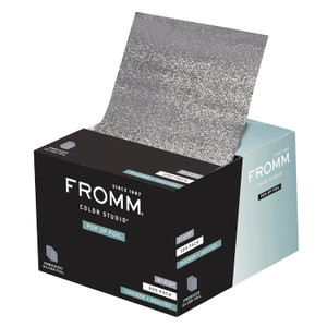 Fromm Pop Up Hair Foils, Silver Foils, Cosmetology Supplies, Hairstylist Essentials, Lightweight, Ideal for Highlighting and Coloring, Precut, 5" x 1