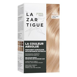 Lazartigue La Couleur Absolue, Permanent Hair Color with Botanical Extracts, Very Light Blond, Coloring Kit, Vegan, Cruelty-Free, Ammonia-Free