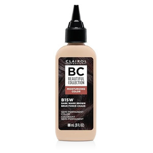 Clairol Professional Beautiful Collection Hair Color, 15W Dark Warm Brown, 3 oz. - Packaging May Vary