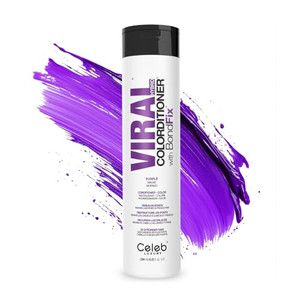 Celeb Luxury Intense Color Depositing Colorconditioner Conditioner + BondFix Bond Rebuilder, Vegan, Sustainably Sourced Plant-Based, Semi-Permanent,