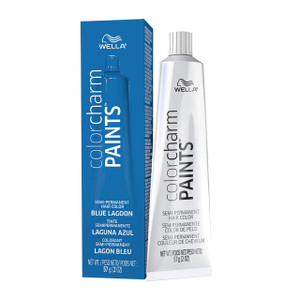 COLORCHARM Paints Semi-Permanent Hair Dye for Temporary Hair Color| Intermixable Shades| Blue Lagoon| 2 Fl Oz