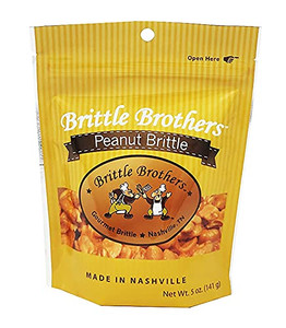 Brittle Brothers Peanut Brittle, 5 Ounce