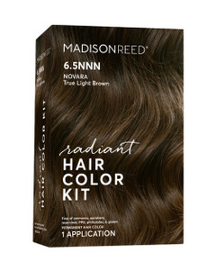 Madison Reed Radiant Hair Color Kit - 6.5NNN Medium Brown with Warm Golden Undertones (Novara Light Brown), 100% Gray Hair Coverage | PPD-Free & Ammo