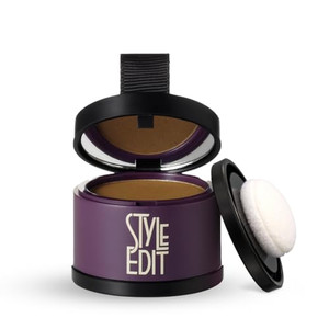 Style Edit Root Touch Up Powder | Temporary Hair Color for Gray Roots and Thinning Hair | Salon-Quality, Transfer-Resistant Hair Concealer | Medium B