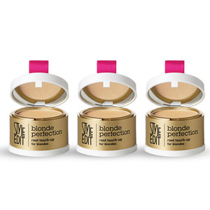 Style Edit Root Touch Up Powder | Temporary Hair Color for Gray Roots and Thinning Hair | Salon-Quality, Transfer-Resistant Hair Concealer | Medium B
