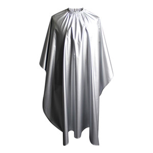 SMARTHAIR Professional Salon Cape Polyester Shampoo & Chemical Resistant Barber Haircut Cape,54x62,Silver,C012001B-S