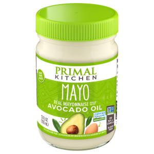 Primal Kitchen Mayo made with Avocado Oil, Whole30 Approved, Certified Paleo, and Keto Certified, 12 Ounces.