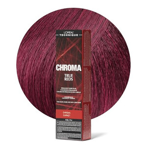 L'OREAL TECHNIQUE Chroma True Reds Permanent Hair Color - Red Dye For Long-Lasting Color, For Light, Dark and Gray Hair, Garnet