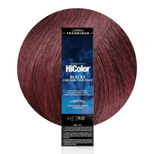 L'OREAL TECHNIQUE HiColor Violet & Black Shades Permanent Hair Color - Anti-Breakage Ceramide R Complex, Multi-Lift With No Brassiness, For Dark Base