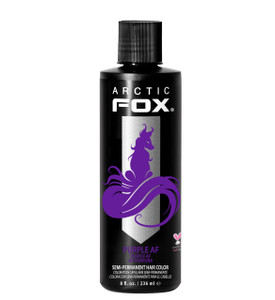 Arctic Fox Semi-Permanent Hair Dye Purple AF - Vegan, Cruelty-Free, Ammonia-Free, Conditioning - 8 Fl Oz