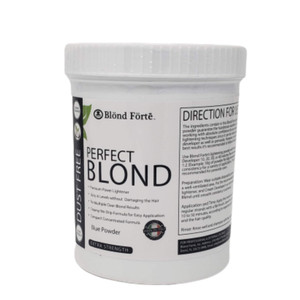 1.1 Pound Tub (17.6 Ounce) Perfect Blond Extra Strength Professional Hair Dye Toner Lightener Bleach - Made in Italy