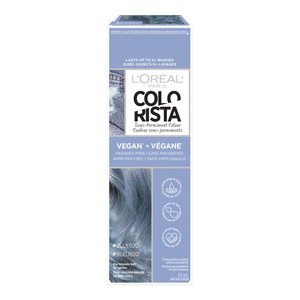 L'Oreal Paris Colorista Semi Permanent Hair Color for Bleached or Blonde Hair, Color Depositing Hair Mask Formula, Blue