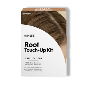 dpHUE Root Touch-Up Kit, Dark Blonde - Permanent Hair Color for Gray Coverage - Includes Two Applications - Paraben, SLS & SLES Sulfate Free - Leapin