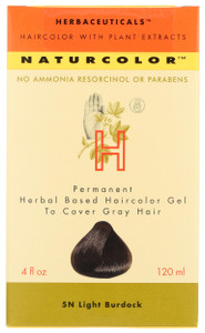 naturcolor Haircolor Hair Dye - Light Burdock, 4 Ounce (5N)