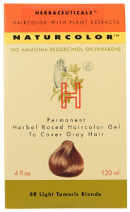 naturcolor Haircolor Hair Dye - Light Turmeric Blonde, 4 Ounce (8R)