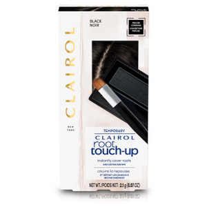 Clairol Root Touch-Up Temporary Concealing Powder, Black Hair Color, Pack of 1
