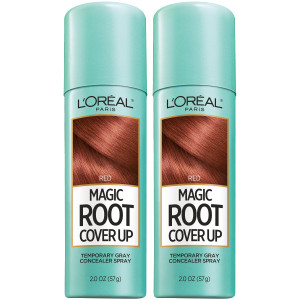 L'Oreal Paris Hair Color Root Cover Up Hair Dye Red 2 Ounce (Pack of 2) (Packaging May Vary)