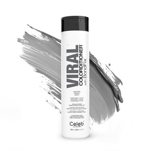 Celeb Luxury Viral Graphite Colorditioner, Color Depositing Conditioner with Bondfix Bond Rebuilder, Semi Permanent Hair Colour Glaze, Vegan Hair Dye