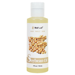 Well's 100% Pure Soybean Oil - Natural Carrier for Hair Growth, Eyelashes, Brows, Skin & Nails Moisturization | Cold Pressed, 4 fl oz
