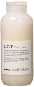 Davines LOVE Curl Cream, Lightweight Leave-On Serum for Wavy and Curly Hair - Defines Curls for Better Softness & Shine without Leaving Residue with