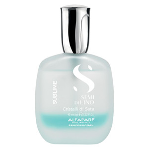 Alfaparf Milano Semi Di Lino Sublime Cristalli Di Seta Finishing Smoothing Serum for Fine Hair - Provides Shine and Protection - Professional Salon Q