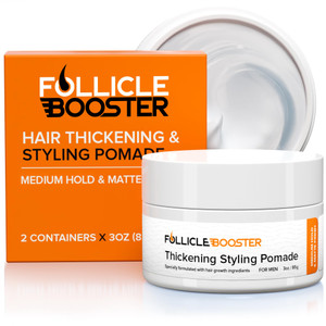 FOLLICLE BOOSTER Hair Growth Pomade - 1 Pack, Infused with Thinning Combating Ingredients, Water-based Cream Formulation, Ethically Sourced, Medium H