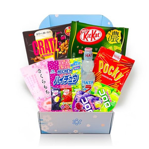 Premium Japanese Candy, Snack & Drink Bundle, 8 Pieces - Matcha Kit Kat, Sakura Mochi, Hi Chew, Pocky, Kororo Gummies, Cratz Pepper Bacon, Ramune Sod