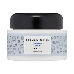 Alfaparf Milano Style Stories Defining Wax - Medium Hold Hair Styling Wax - Shiny Finish - Long Lasting, All Day Hold - Professional Salon Quality Gr