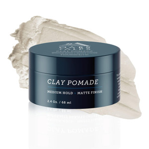 Oars + Alps Clay Hair Pomade for Men with Biotin, Kaolin Oil, Bentonite Clay, Jojoba Oil, Vitamin B7 & B5, Promotes Hair Growth, Medium Hold, Matte F
