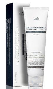 LADOR Keratin Power Glue Leave-In Conditioner Protein Hair Treatment Mask Heat Protectant Gloss Shine Snail Mucin Detangler Serum for Dry Damaged Cur