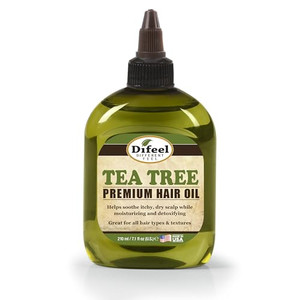 Difeel Premium Natural Hair Oil - Tea Tree Oil for Dry Scalp 7.1 Ounce (3-Pack)