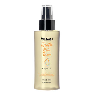 Kerazon Keratin Hair Serum Argan Oil Smoothing Dry Damage Repair Treatment Premium Formula, Anti Frizz Hair Protection