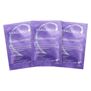 Malibu C Blondes Wellness Remedy - Removes Discoloration from Bleached, Highlighted or Natural Blonde Hair + Restores Vibrance and Shine with Vitamin