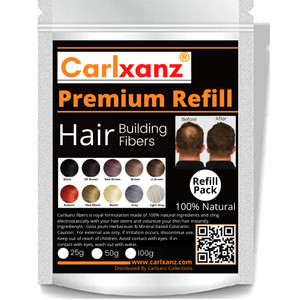 Carlxanz Hair Fibers Refill For Women & Men (Blonde)