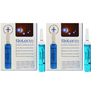 Salerm Essential Conditioning Oil 0.44oz x 4 Applications"Pack of 2"