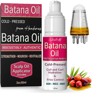 LIV Authentic Batana Oil | Pump Bottle Aceite de Batana de Honduras  Precision Applicator 2 oz for Edges & Scalp, 100% Raw, Unrefined, Cold-Pressed