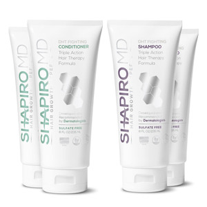 Shapiro MD Hair Growth Experts Hair Loss Shampoo and Conditioner, DHT Fighting Vegan Formula for Thinning Hair Developed by Dermatologists, Experienc