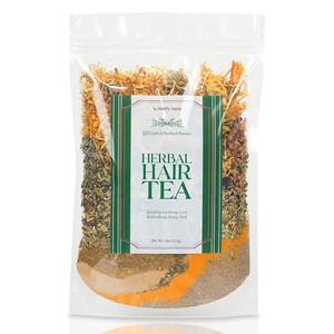 Well's 22 Kinds Hair Tea Rinse for Growth, Rejuvenation, Healthy Scalp | Natural Herbal Infusion for Hair Conditioning, 4oz