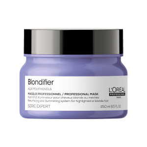 L'Oréal Professionnel Paris Blondifier Mask - Nourishing & Smoothing Treatment For Blonde or Bleached Hair, Enhances Shine & Fights Brass, For All Ha