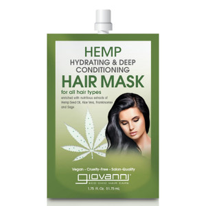 GIOVANNI Hemp Hydrating Deep Conditioning Hair Mask - Hemp Hydrating Conditioner Mask for Dry, Hemp Seed Oil, Aloe Vera, & Frankincense, Helps Moistu