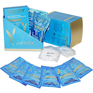 PURA D'OR Hair Thinning Therapy Intense Moisturizing Biotin Masque 1.2oz 8-Pack (9.6oz) Deeply Hydrating Treatment Hair Mask with Caffeine, Catalase