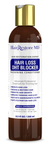 HAIR LOSS DHT Thickening CONDITIONER Sage-Lemongrass Biotin Hair Growth, Caffeine, Hair Loss Thinning and Fine Hair, Regrowth Thickening Products