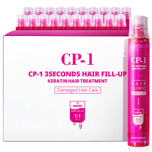 CP-1 3 Seconds Keratin Hair Treatment Set, 20ea (13ml each), Rinse Off Deep Conditioner for Dry Damaged hair, Protein Mask, Salon quality self hair c