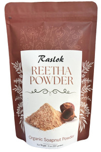 Raslok Soapnut/Aritha/Reetha Powder for hair care | Natural | No Added Preservatives and Additives (8 oz)