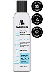 Aweganics Biotin Hair Growth Conditioner, AWE Inspiring Natural Thickening Volumizing Deep Conditioning Treatment for Hair Loss and Thinning Hair - S